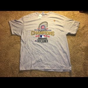 🆕Cubs 2016 World Series W/ Authentic Sticker 2XL